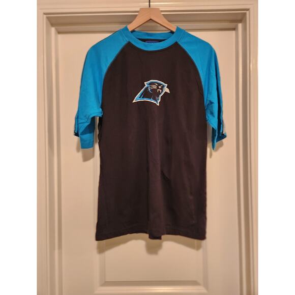 NFL Reebok Carolina Panthers Tshirt Black M - Picture 1 of 4